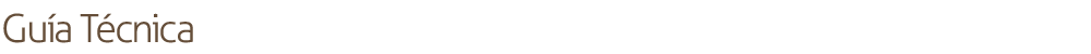 Guía Técnica